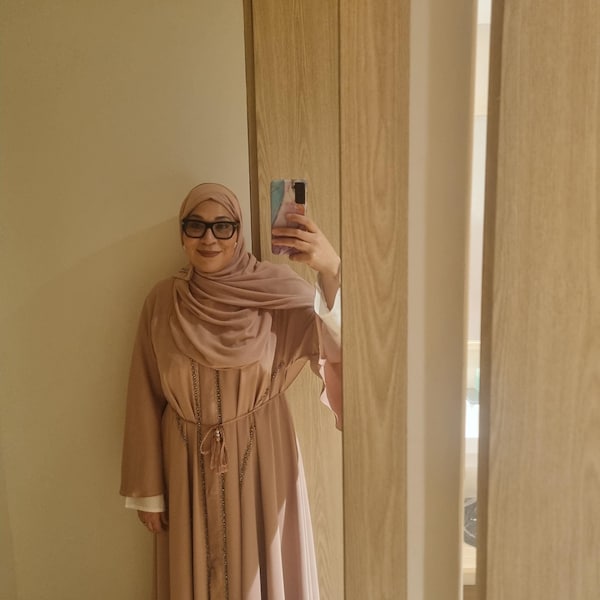 3D Jacquard Satin Abaya Dress #24009