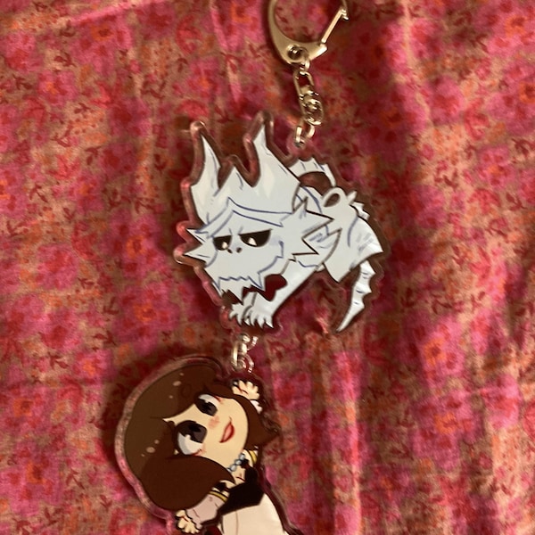 YCH Commission Chibi Hanging Custom Acrylic Keychains [CUSTOM ORDER] - Etsy
