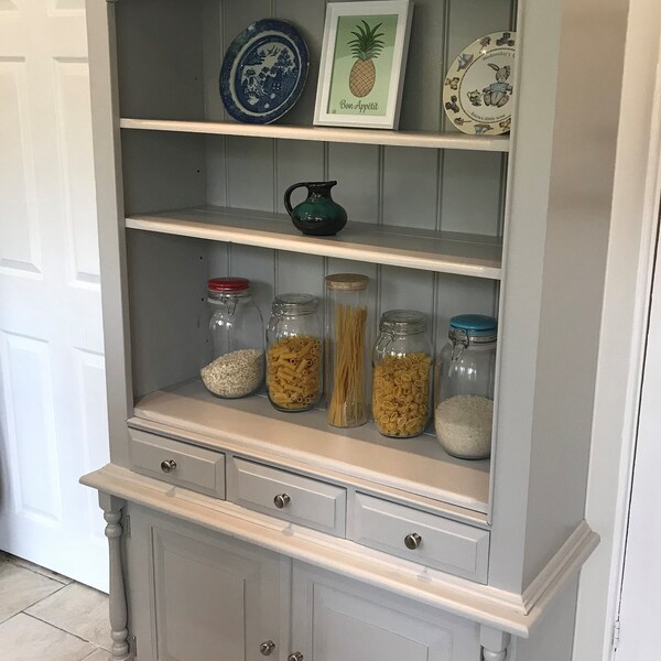 Solid pine dresser painted in farrow ball free mainland gb delivery