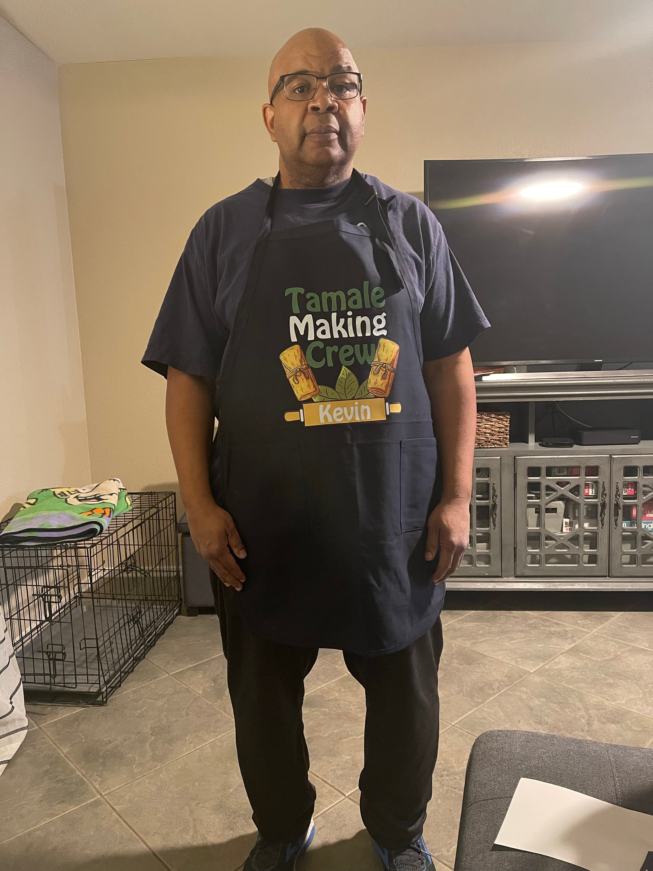 Personalized Tamale Making Crew Apron, Tamale Crew Apron, Christmas Apron, Christmas Lights Apron, Tamale Apron, Christmas Gift, Tamales