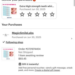 Nina added a photo of their purchase
