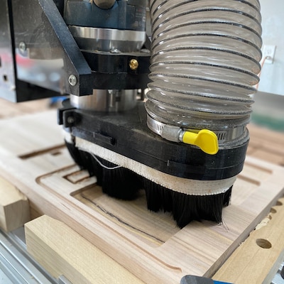 Dust Collector Boot Dust Boot V3 for CNC Dust Collection Pixels to Prototype Customizable ...