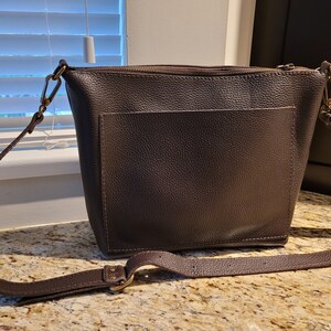 Leather Crossbody Bag Now You Can Add a Short Strap to Your - Etsy