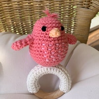 PATTERN Amigurumi Bird Rattle Amigurumi Pattern, Crochet Pattern, Baby ...