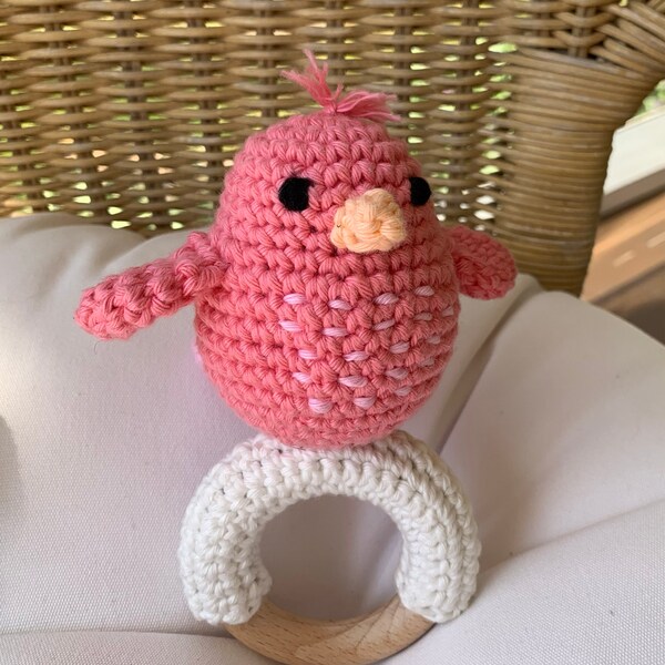 Amigurumi Bird Baby Rattle Crochet Pattern – 5 Languages (PDF Pattern ...