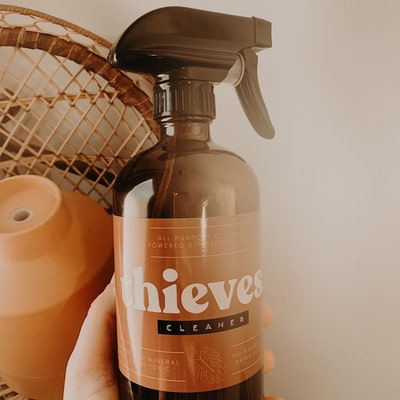 Thieves Cleaner Printable Label, Oil Resources, YLEO, Doterra, Essential Oil Digital Downloads ...
