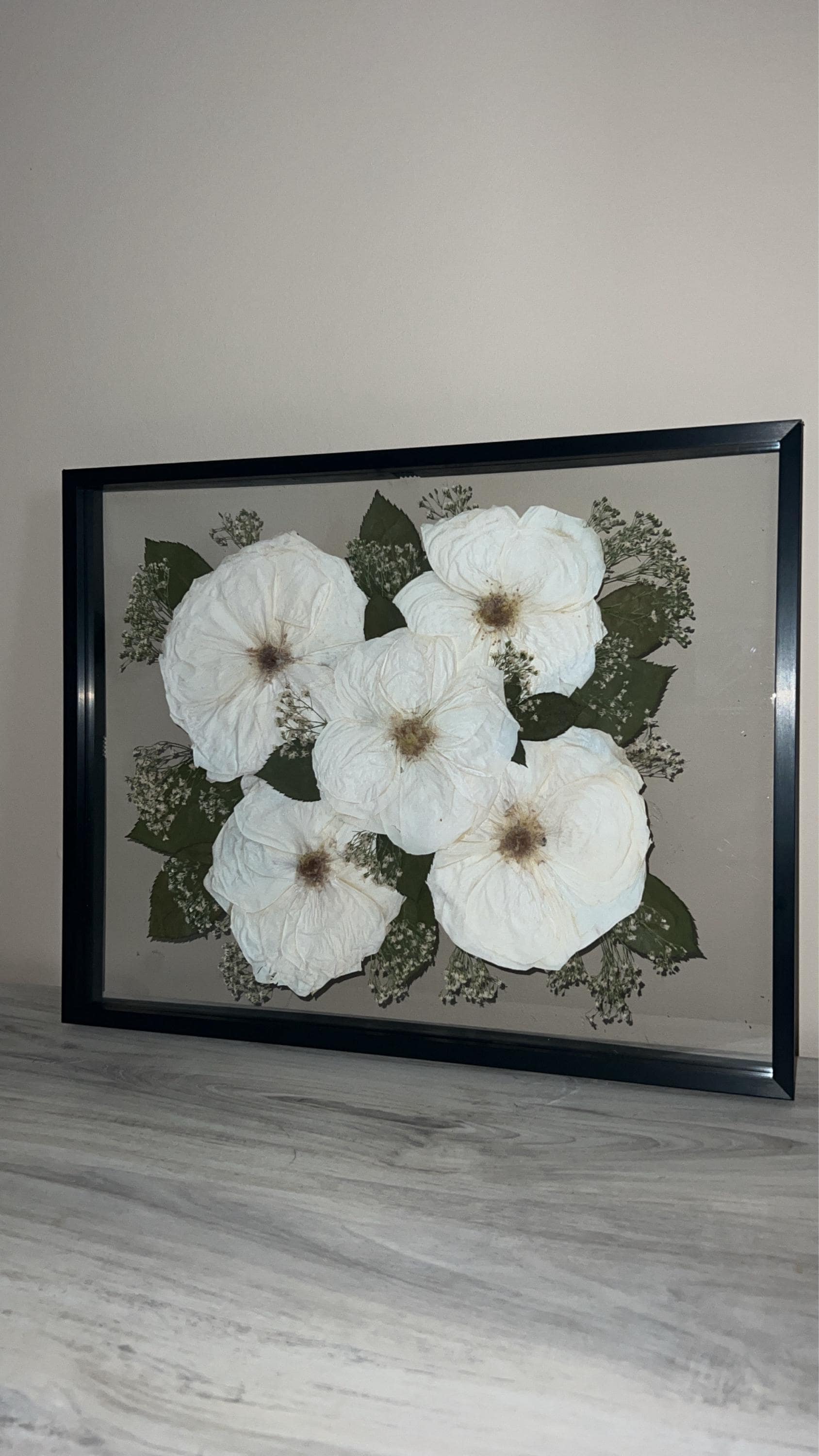 Preserved flowers from Victoria's etsy review