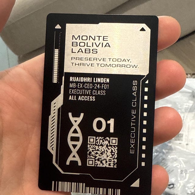 Personalised Weyland Yutani Access ID Laser Engraved Aluminium