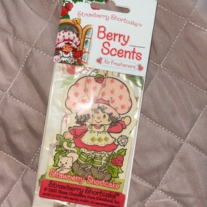 ONE Vintage NOS Strawberry Shortcake Car Air Freshener / Vintage ...