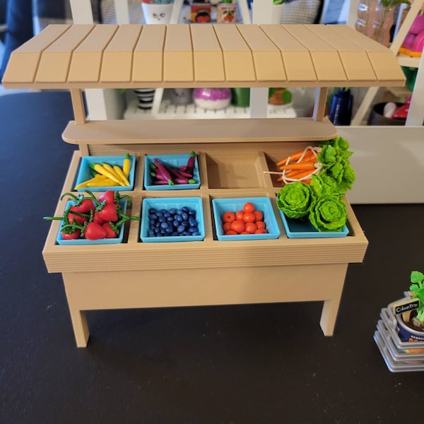 Mini Store Cubic 3D Printed Cube Shelf Storage (with Inserts) for Miniverse or Mini ...