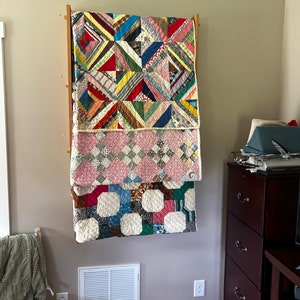 Solid Maple 72 X 36 5-rung Blanket Ladder, Solid Hardwood Blanket ...