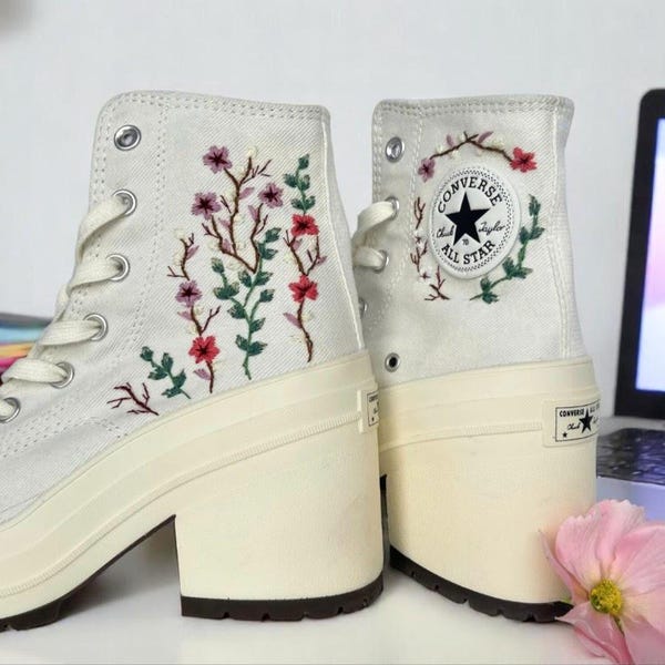 bride converse high tops