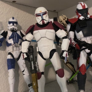 ブラックシリーズ　クローンコマンドー　改造パーツ　ジャンク品　ガレージキット ブラックシリーズ クローンコマンドー 改造パーツ ジャンク品