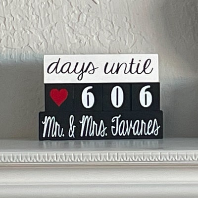 2-sided Disney Countdown Blocks, Vacation Countdown, Weeks/days Until ...