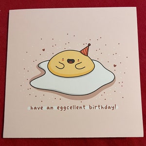 WBdesignz Biglietto Di Auguri Divertente Con Uovo – Compleanno Originale Con Busta – Formato A6 Premium