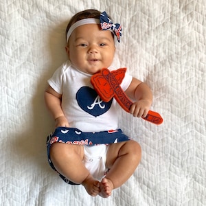 Atlanta Braves Baby, Atlanta Braves Baby Outfit, Atlanta Braves