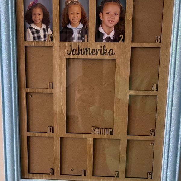 Student Photo Insert Box K-12 School Photo, INSERT ONLY (frame Not Included), Personalized ...