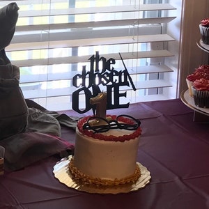 Harry Potter 'The Chosen One' Card cake topper - Itty Bitty Cake Toppers