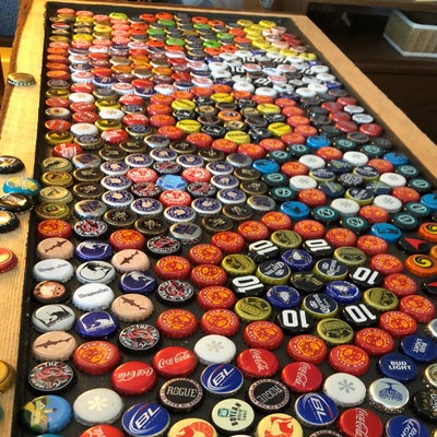 100 assorted NO DENTS Beer Bottle Caps, Bottle Cap Lot for Craft ...