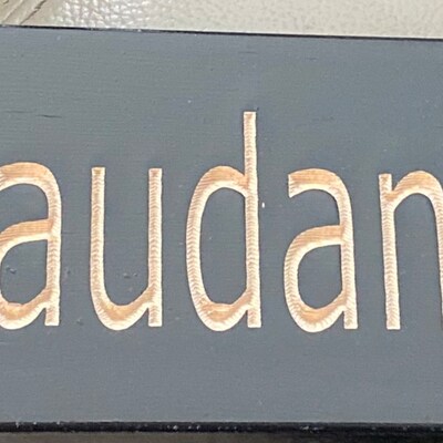 CUSTOM Wooden Trail Sign 4x18 - Etsy