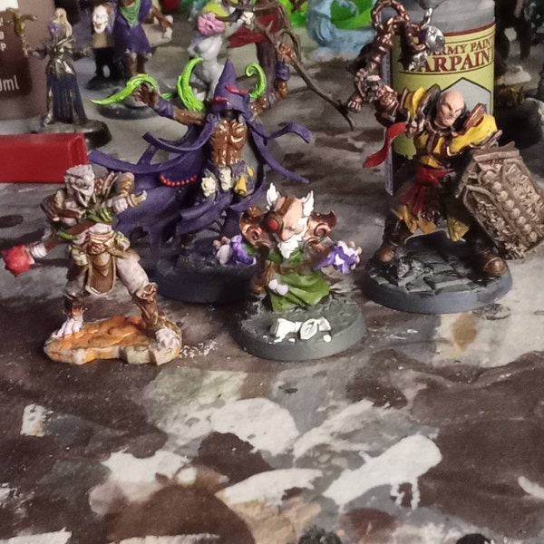 Warforged Ranger 3D Printed Resin Miniature Set Tabletop Role Playing ...