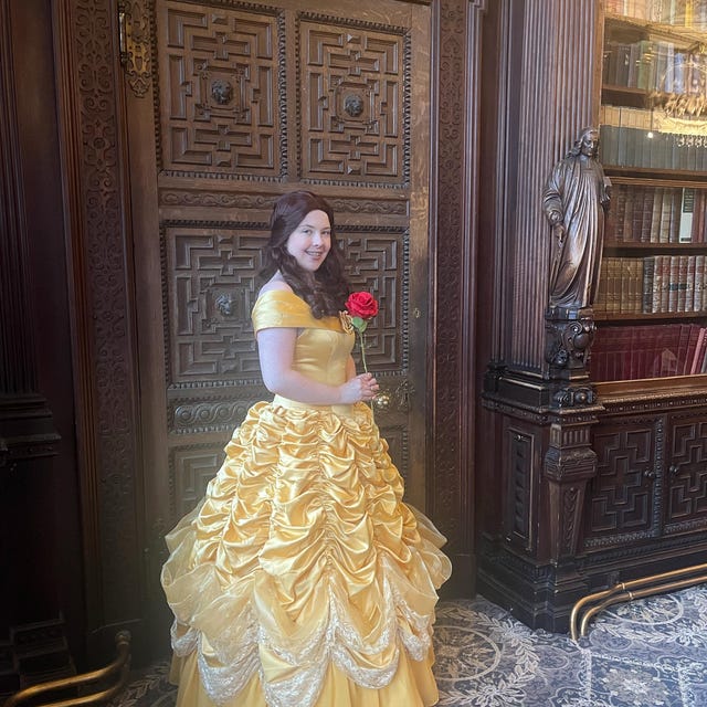 Princess Belle Dress Yellow Beauty and the Beast Belle Dress Gold Yellow  Adult Woman Girls Cosplay Costume - Etsy