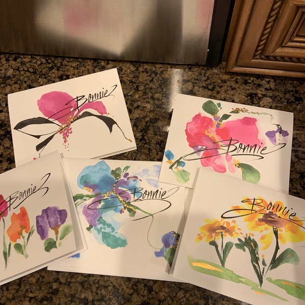 5 ASSORTED DESIGNS PERSONALIZED - Etsy