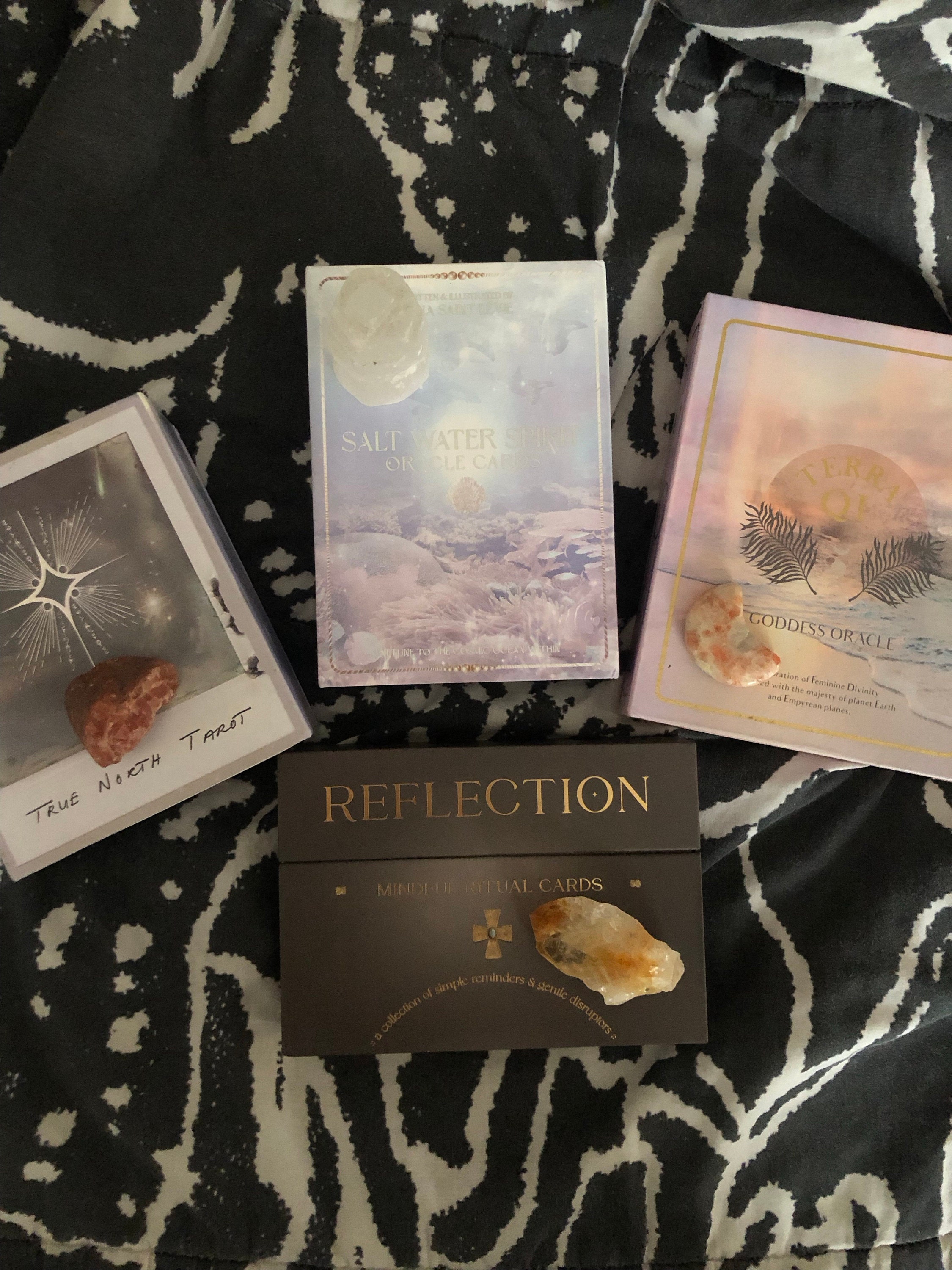Reflection Mindful Ritual Oracle Cards, Mindset & Affirmation Deck, Daily Quotes, Meditation, Self Awareness