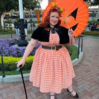 MTO - Dorothy Dress in Raven Black Cotton