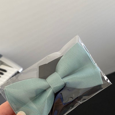 Sage Green Bow Tie And Suspenders Set - Foto 3