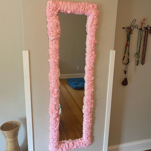 DIY Expanding Foam Mirror - Make a Statement Mirror - monsterscircus