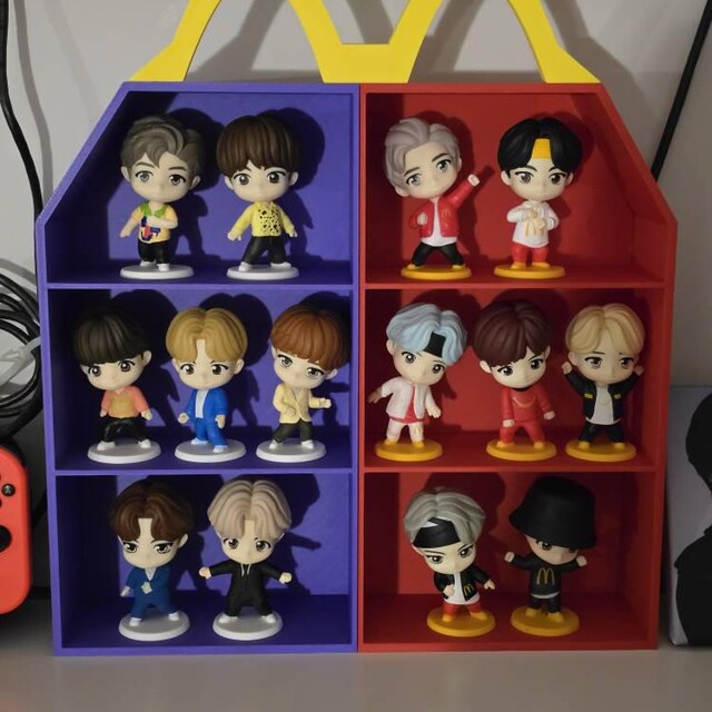 Supersized BTS Tinytan Display | Happy Meal Display | Wall