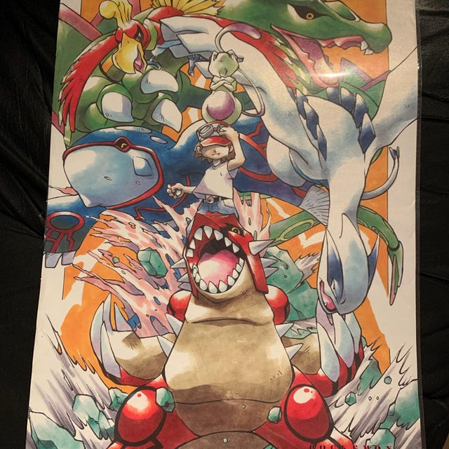 Pokémon RGBY Trainer RED Adventures A3 Printed Poster - Etsy