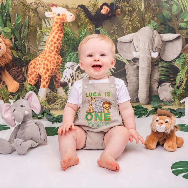 Jungle theme smash cake outfit hot sale