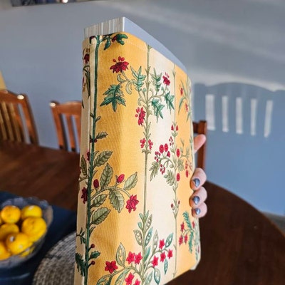 Initials A Book Sleeve With Zippe, Monogammed Gifts Fo