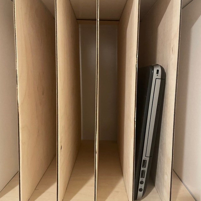 3段縦型棚板インサート - キューブ型棚（IKEA Kallax、Targetなど）用