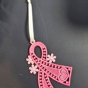 FSL Pink Ribbon - Free Standing Lace Machine Embroidery Designs Instant ...