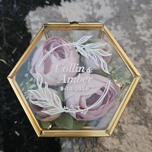 Ring Box, Wedding Ring Box, Ring Bearer Box, Engagement Ring Box