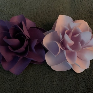 DIY Paper Dahlia Templates, Flower Printable Templates, Paper Flower SVG Cut Files, DIY Paper ...
