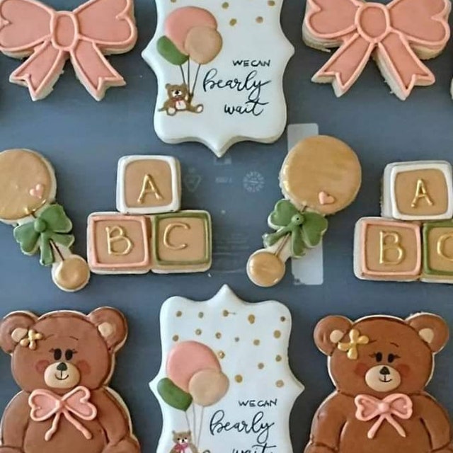 Teddy Bear Silhouette 2 Fondant Cookie Cutter - Large Sizes! Extra Dur –  Sugar Shortcuts