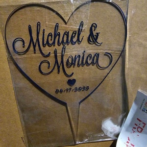 Monica added a photo of their purchase