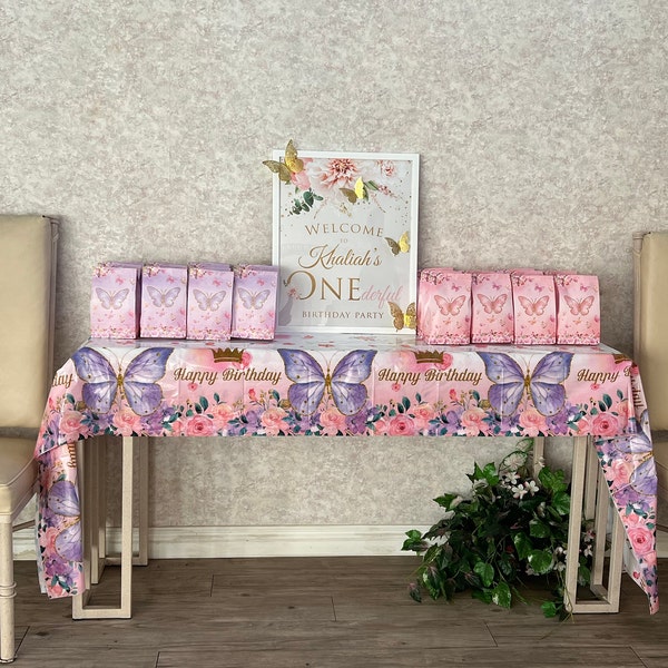 Custom Bokeh Pink Blue Baby Shower Backdrop for Party main image 1