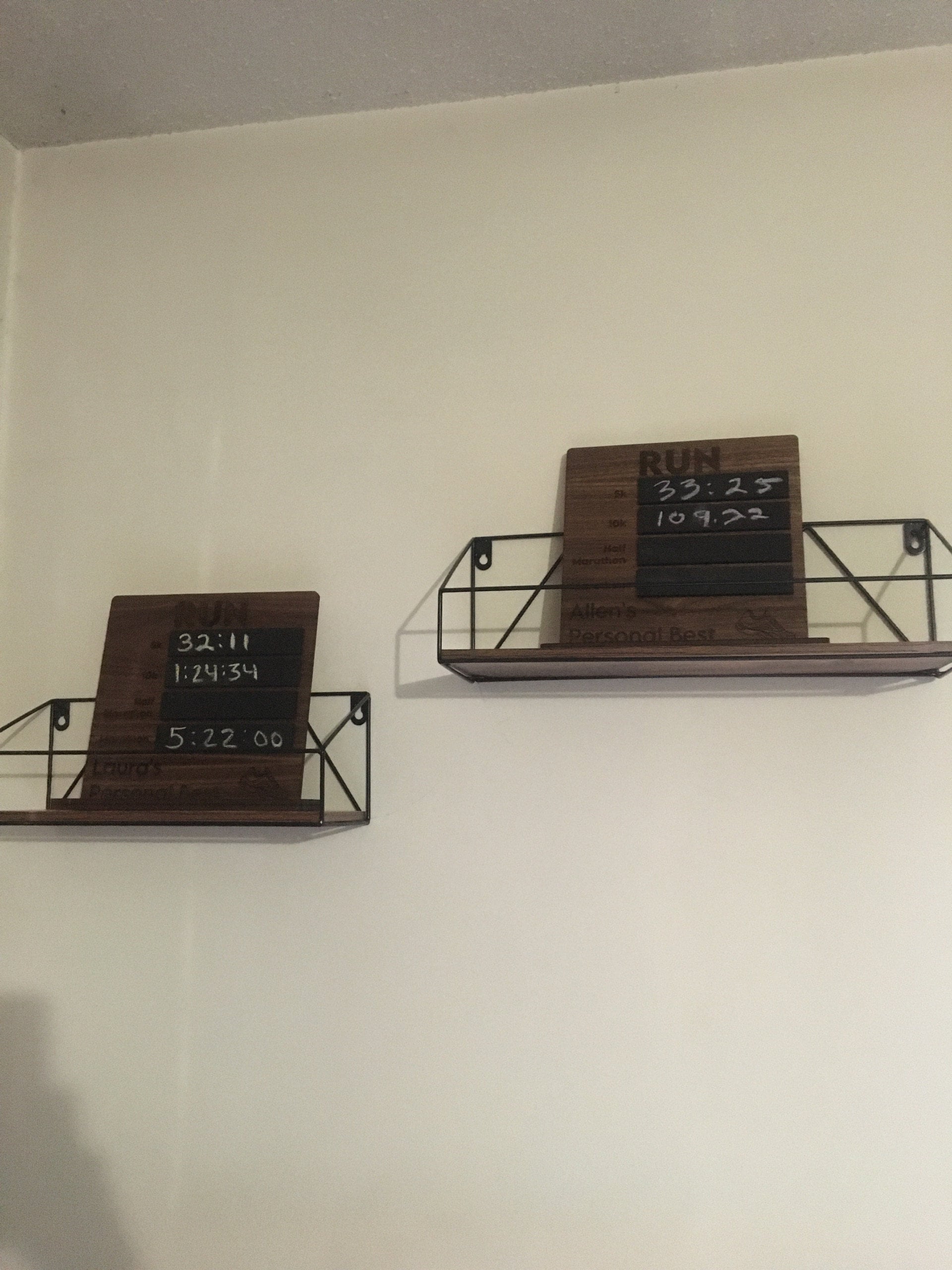 Personal Best Runner Gifts Running Frame PB Times Gifts for Runners Half Marathon Triathlon Gift Athlete Fitness Idea