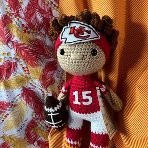 Patrick Mahomes, Isaiah Pacheco Inspired Crochet Doll - Etsy