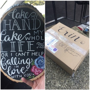 Erin added a photo of their purchase