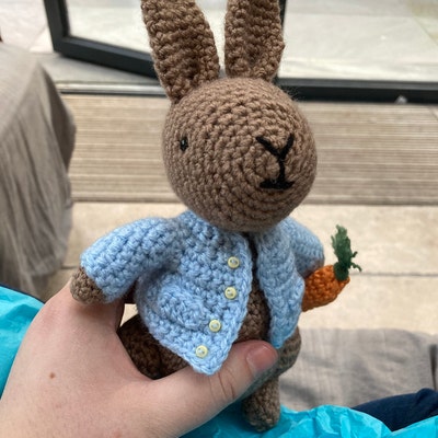 Handmade Crochet Peter Rabbit - Etsy