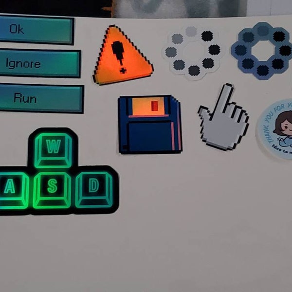 PC Choose Your Own Vinyl Computer Retro Tech Decal Sticker Pack Bundles ...