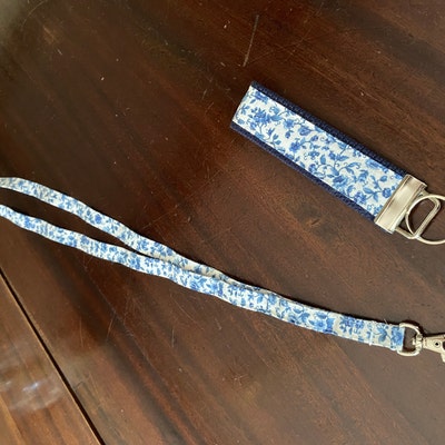 Spring Fabric Lanyards Spring Lanyards Floral Pastel Lanyard Spring ...