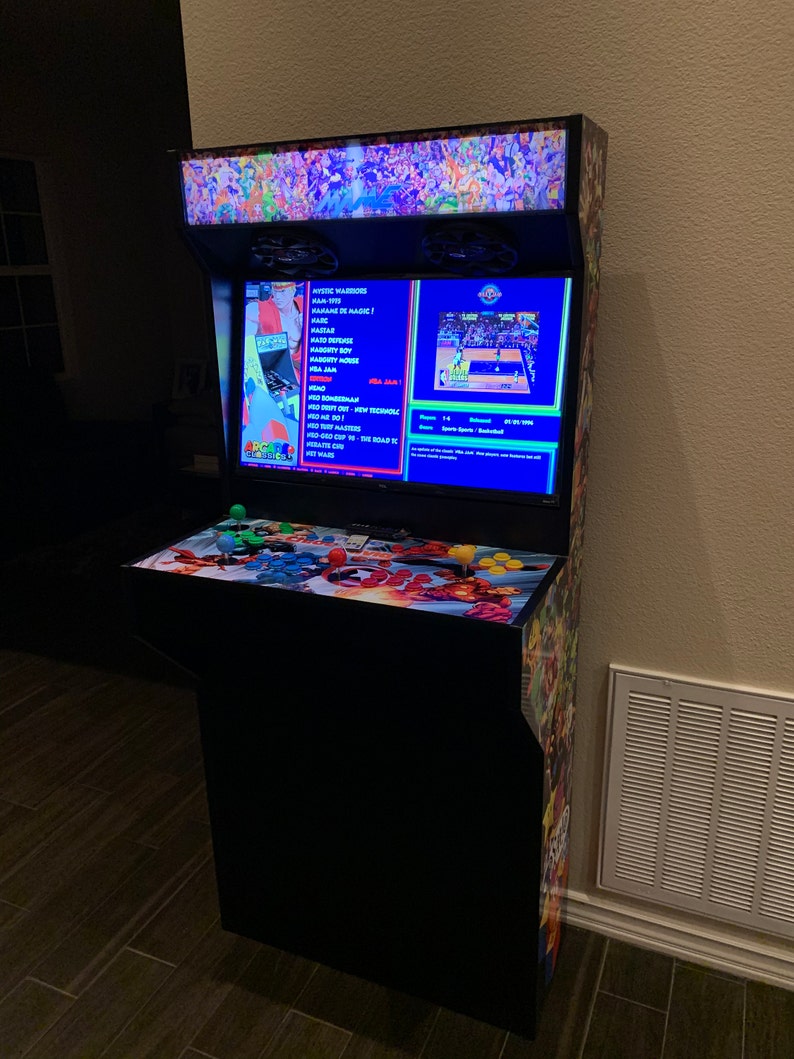 Arcade setup shared by eric hsiao