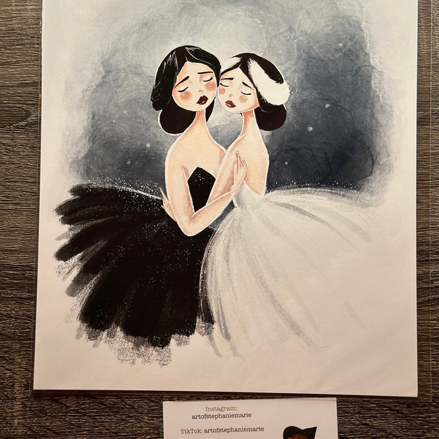 Odette/odile Art Print - Etsy